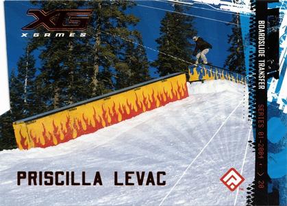 2004 Pro Core Sports X Games #20 Priscilla Levac Front